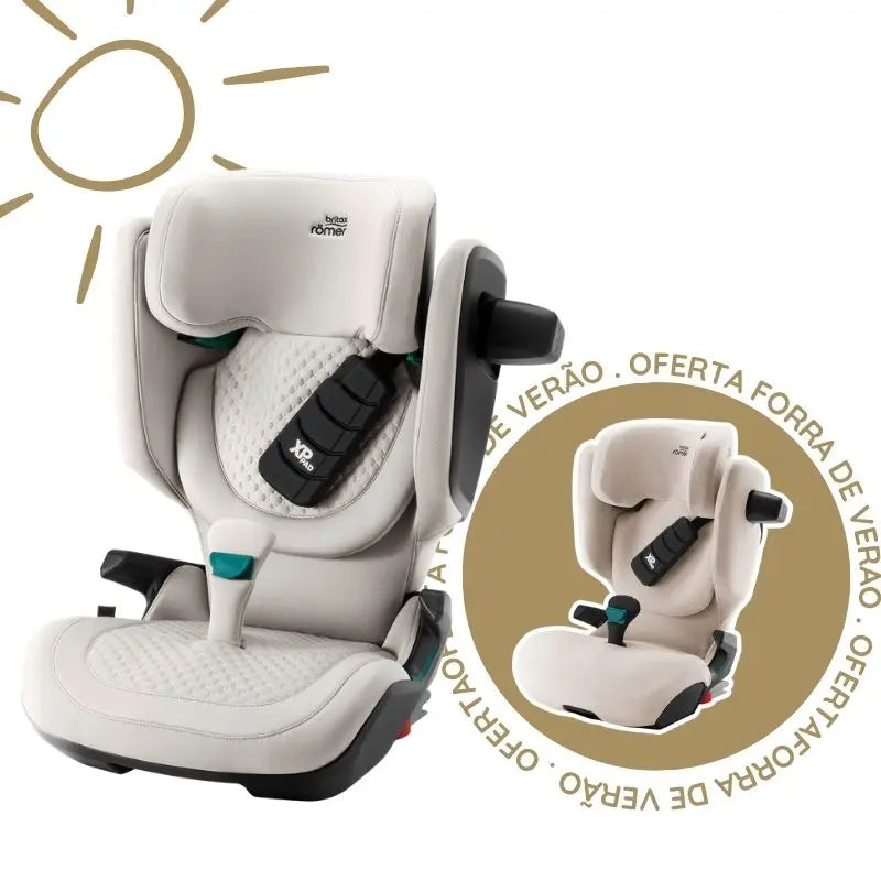 Cadeira Auto Kidfix Pro da Britax Römer - Soft Taupe - Lux dos 3.5 aos 12 anos