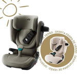 Cadeira Auto Kidfix Pro da Britax Römer - Urban Olive - Lux dos 3.5 aos 12 anos