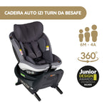 Cadeira Auto iZi Turn i-Size da BeSafe - Metallic Mélange