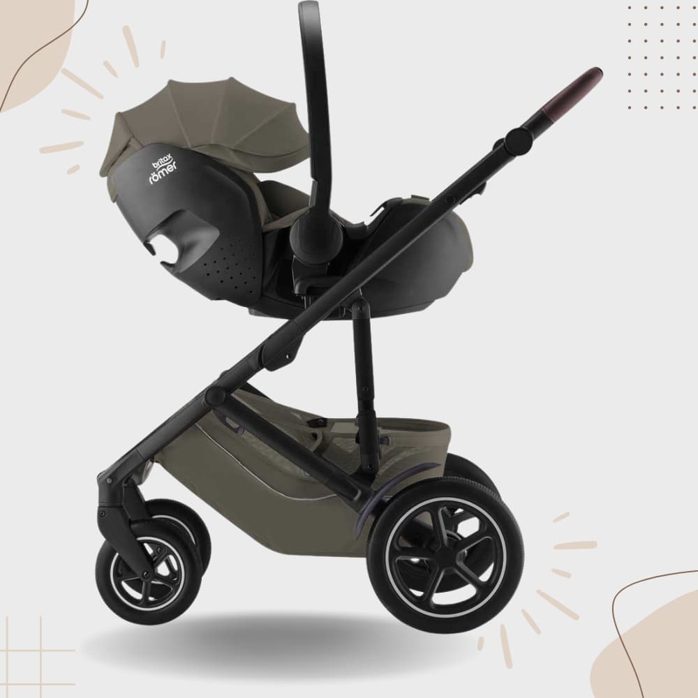 Duo Rio Carrinho de Bebé + Ovinho Baby-Safe Pro da Britax Römer - Lux Urban Olive
