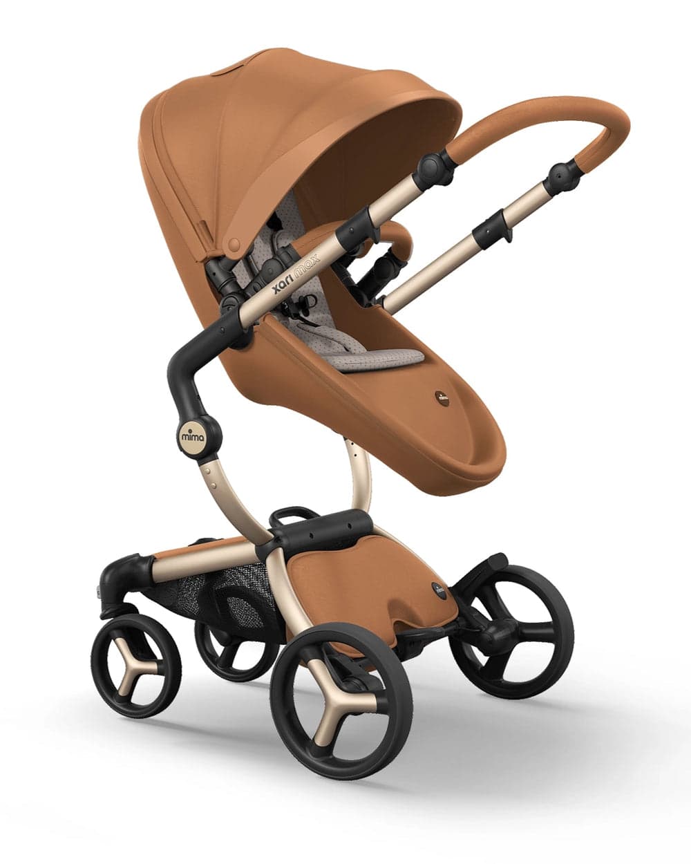 Mima Carrinho de Passeio Xari Max - Champagne/Camel/Sandy Beige