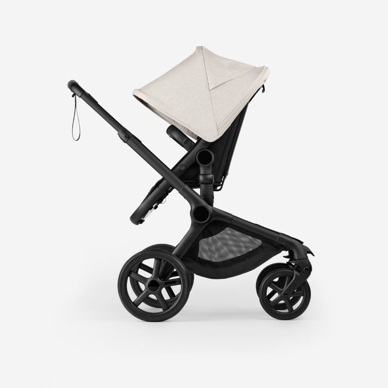 Carrinho de Bebé Bugaboo Fox 5 Renew - Negro/Negro Clássico-Branco Neblina