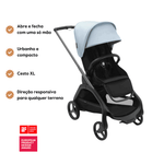 Carrinho de Bebé Dragonfly Completo da Bugaboo - Graphite/Midnight Black/Blue Horizon
