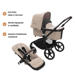 Carrinho de Bebé Fox 5 Completo da Bugaboo - Black/Desert Taupe