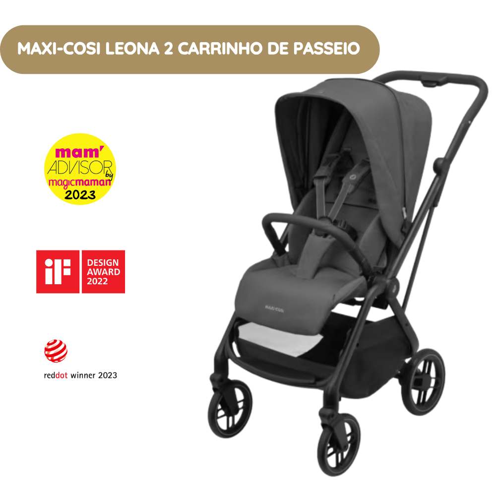 Maxi-Cosi Leona 2 Carrinho de Bebé - Twillic Graphite