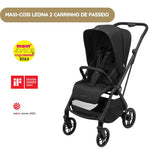 Maxi-Cosi Leona 2 Carrinho de Bebé - Twillic Black