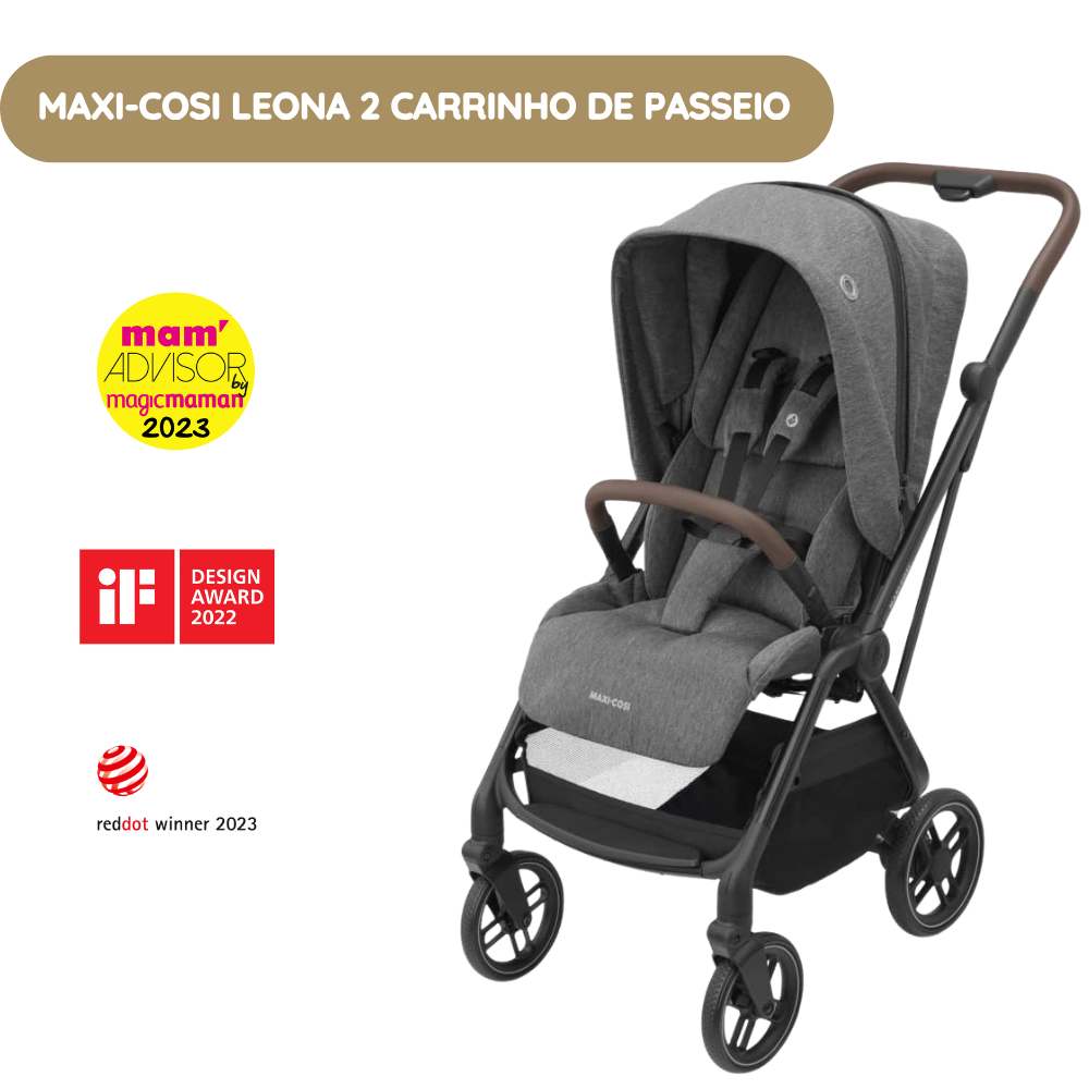 Maxi-Cosi Leona 2 Carrinho de Bebé - Select Grey