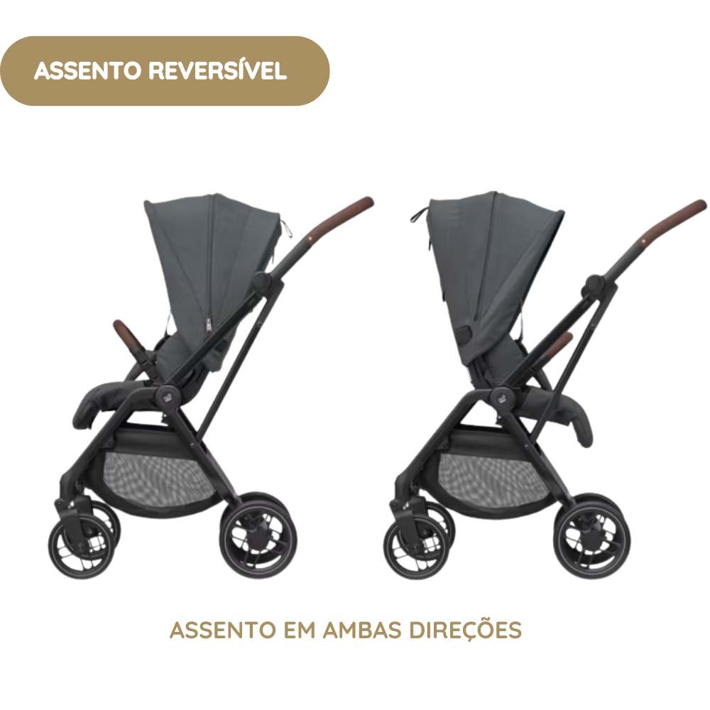 Maxi-Cosi Leona 2 Carrinho de Bebé - Twillic Green