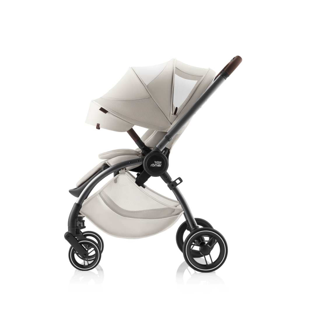 Duo Rio Carrinho de Bebé + Alcofa da Britax Romer - Lux Soft Taupe