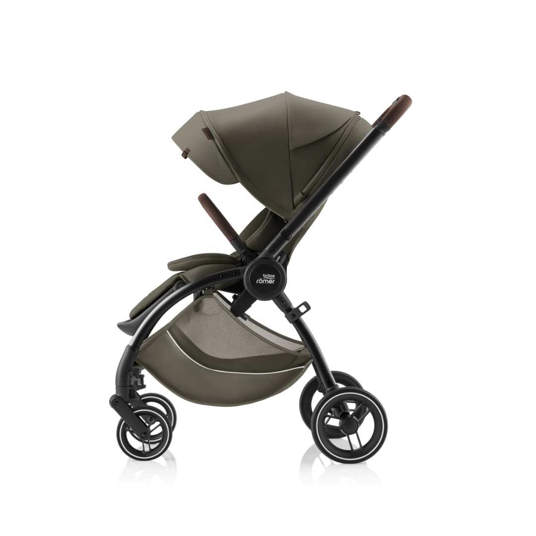 Duo Rio Carrinho de Bebé + Alcofa da Britax Romer - Lux Urban Olive