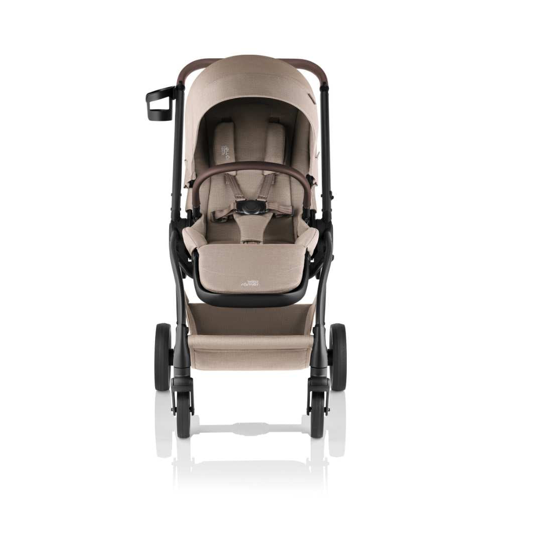 Duo Rio Carrinho de Bebé + Alcofa da Britax Romer - Style Teak
