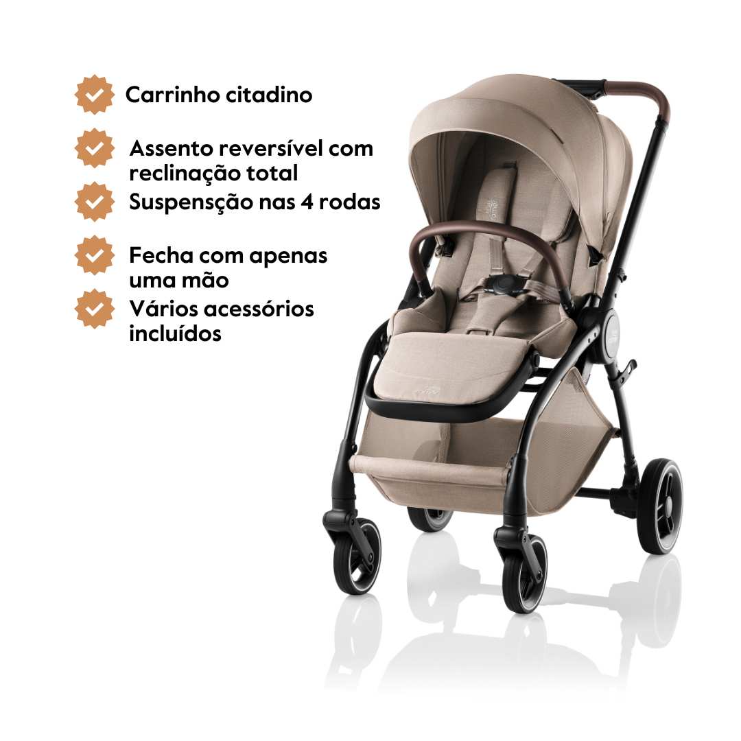 Carrinho de Bebé Rio da Britax Römer - Style Teak