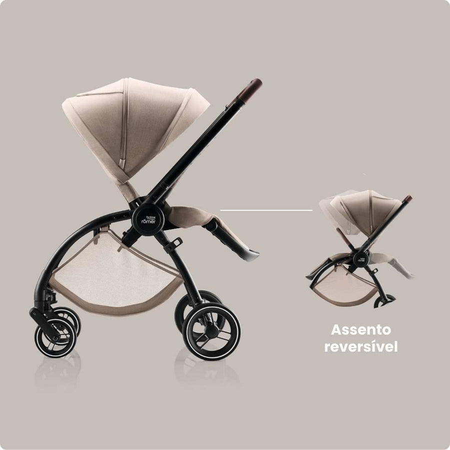 Britax Romer Pack Rio Completo - Soft Taupe