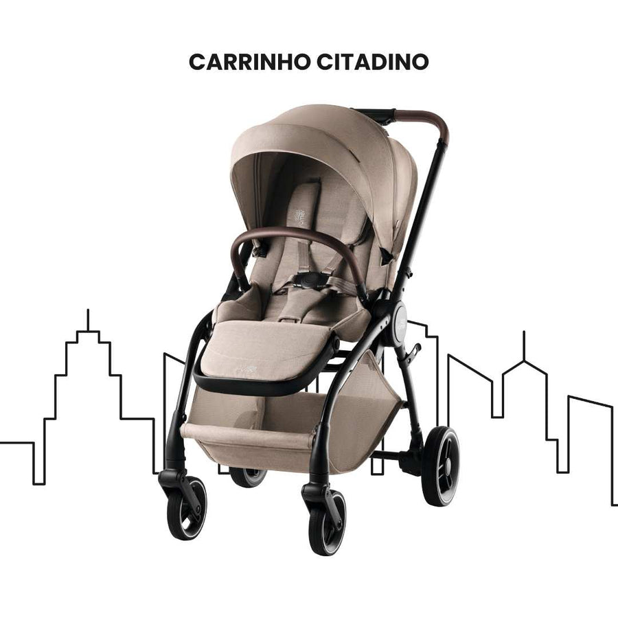 Britax Romer Pack Rio Completo - Soft Taupe