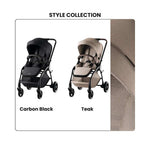 Trio Rio Carrinho de Bebé + Alcofa + Ovinho Baby-Safe Pro da Britax Römer - Style Carbon Black