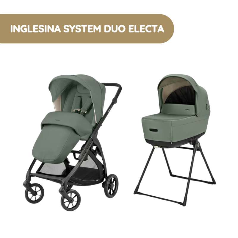 Carrinho de Bebé Inglesina System Duo Electa - Murray Green