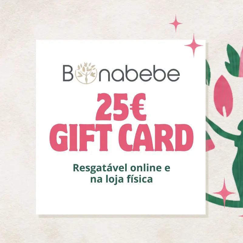 Cartão de Oferta/Cartão Presente/Cheque Prenda/Gift Card - 25€