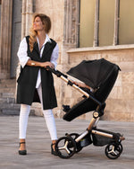 Mima Carrinho de Passeio Xari Max - Champagne/Black/Black