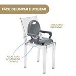Chicco Assento de Papa Portátil Pocket Snack - Dark Grey