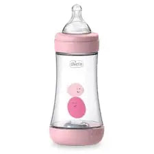 Chicco Biberão Perfect5 PP 240 Medium Silicone 2m+ - Girl