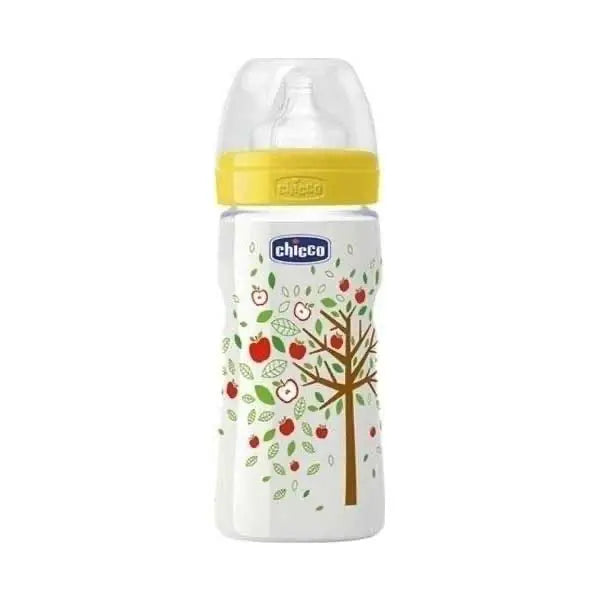 Chicco Biberão Well-Being 330ml Silicone 4m+ - Verde