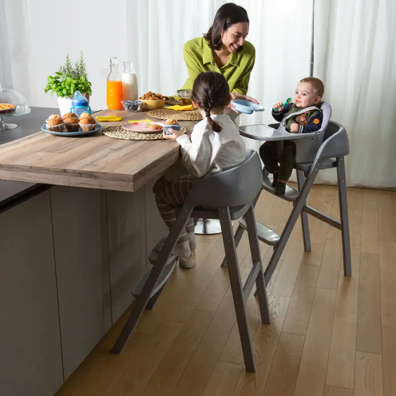 Chicco Cadeira da Papa Crescendo Up - Steel Cloud Re_Lux