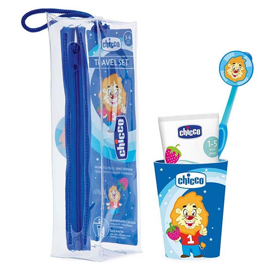 Chicco Conjunto higiene oral 3-6 anos - Rapaz
