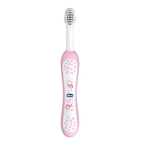 Chicco Escova Primeiros Dentes de Leite 6-36m+ - Rosa