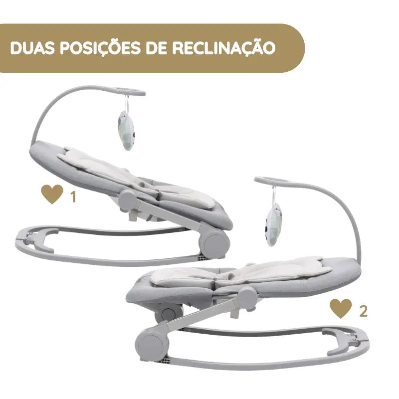 Chicco Espreguiçadeira Mia - Pebble