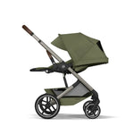 Cybex Balios S Lux Carrinho de Bebé com Alcofa Dobrável - Moss Green
