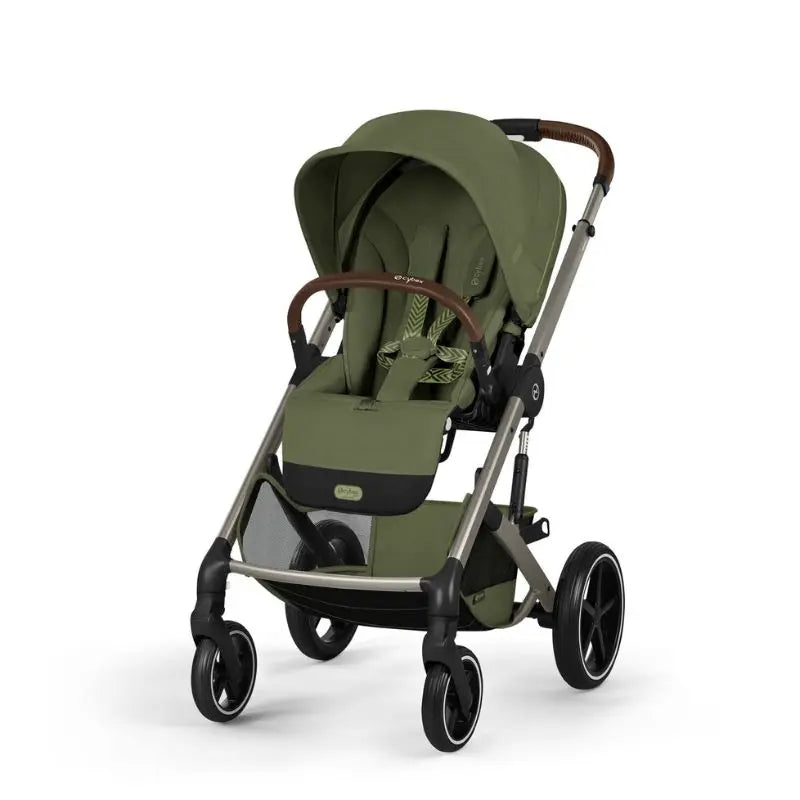 Cybex Balios S Lux Carrinho de Bebé com Alcofa Dobrável - Moss Green