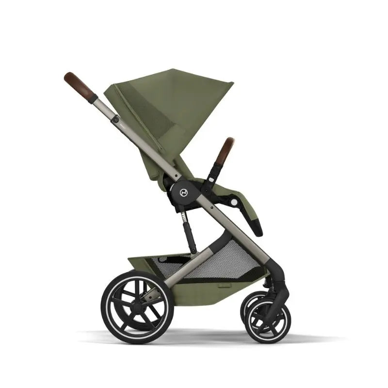 Cybex Balios S Lux Carrinho de Bebé com Alcofa Dobrável - Moss Green