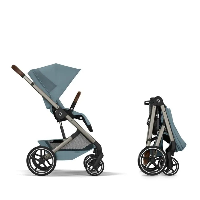 Cybex Balios S Lux Carrinho de Bebé com Alcofa Dobrável - Stormy Blue