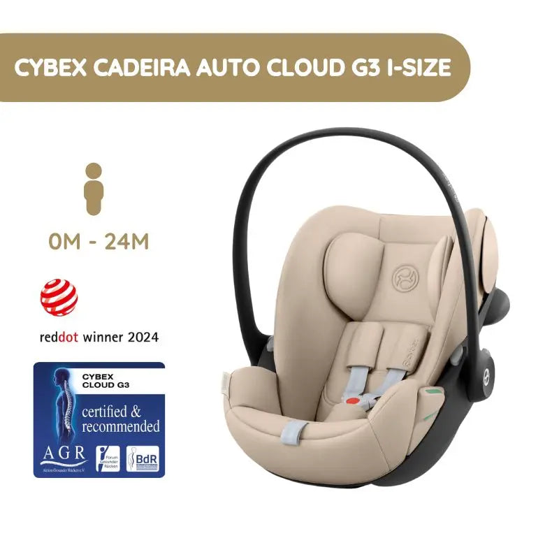 Cybex Cadeira Auto Cloud G3 i-Size - Almond Beige