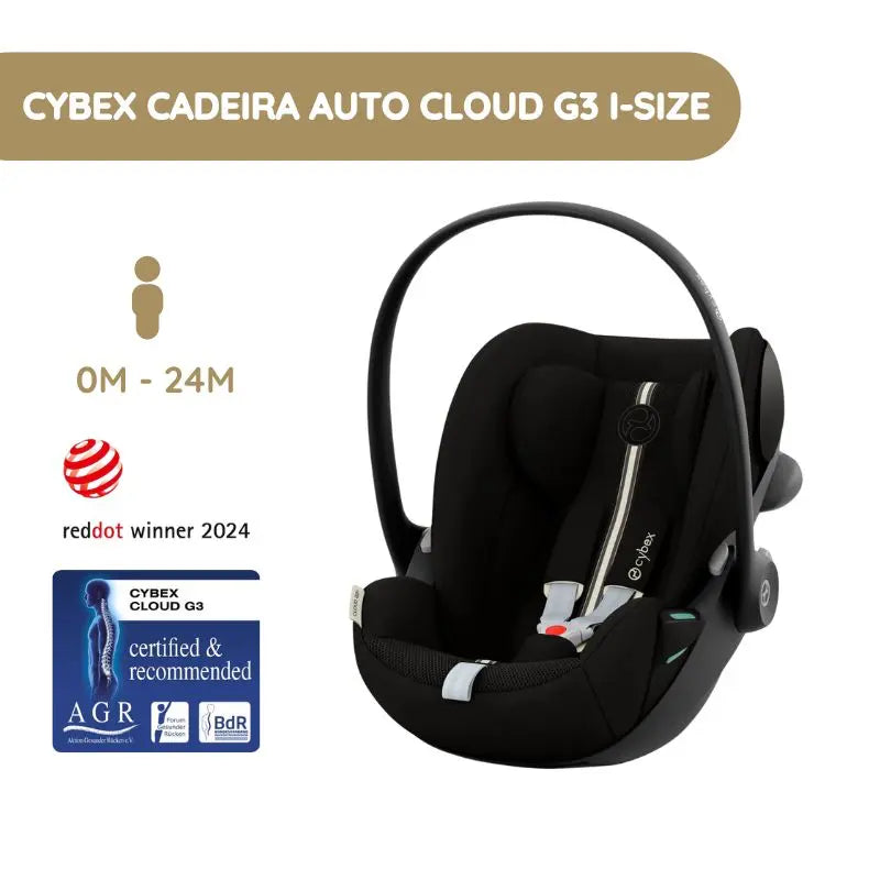 Cybex Cadeira Auto Cloud G3 i-Size Plus - Moon Black