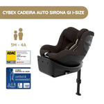 Cybex Cadeira Auto Sirona Gi i-Size Plus - Chocolate Brown