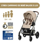 Cybex Carrinho de Bebé Balios S Lux - Almond Beige