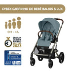 Cybex Carrinho de Bebé Balios S Lux - Stormy Blue