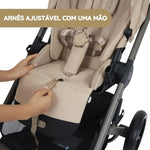 Cybex Balios S Lux Carrinho de Bebé com Alcofa Dobrável - Chocolate Brown