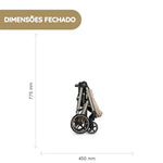 Cybex Balios S Lux Carrinho de Bebé com Alcofa Dobrável - Moss Green