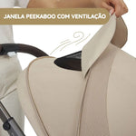 Cybex Balios S Lux Carrinho de Bebé com Alcofa Dobrável - Chocolate Brown
