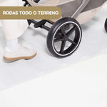 Cybex Balios S Lux Carrinho de Bebé com Alcofa Dobrável - Moss Green
