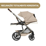 Cybex Balios S Lux Carrinho de Bebé com Alcofa Dobrável - Chocolate Brown