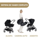Cybex Melio Carbon Carrinho de Bebé - Magic Black
