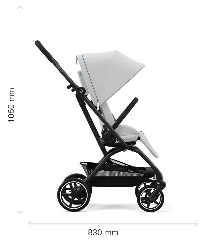 Cybex Eezy S Twist+ 2 Carrinho de Bebé - Canvas White
