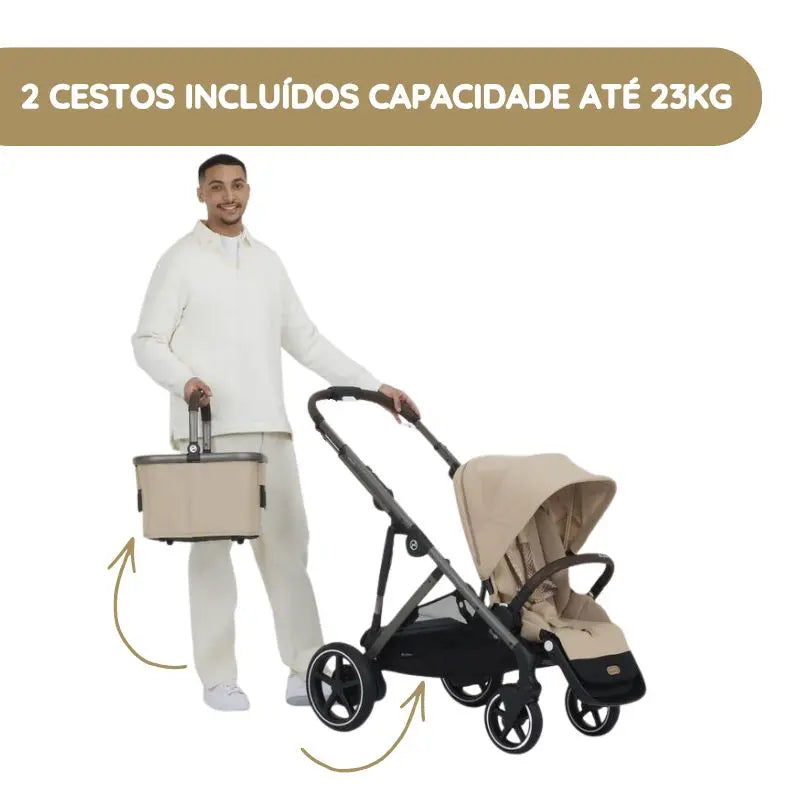 Cybex Gazelle S Carrinho de Bebé - Stormy Blue
