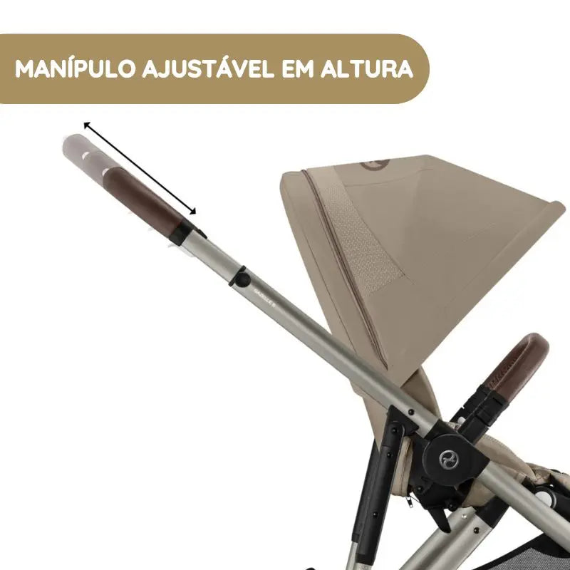 Cybex Gazelle S Carrinho de Bebé - Moon Black