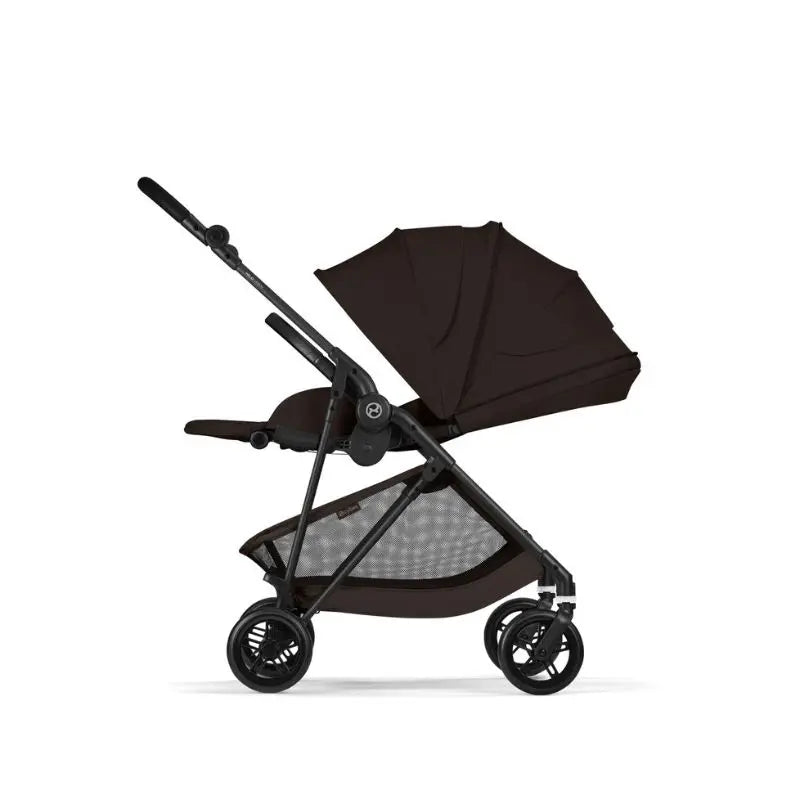 Cybex Melio Carbon Carrinho de Bebé - Chocolate Brown