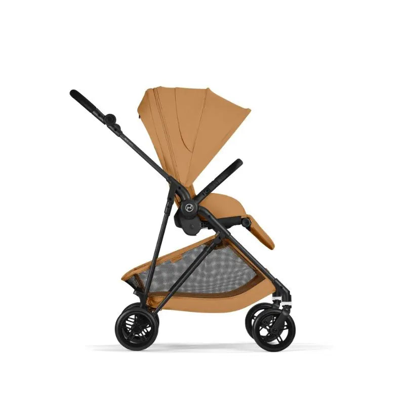 Cybex Melio Carbon Carrinho de Bebé - Cinnamon Yellow