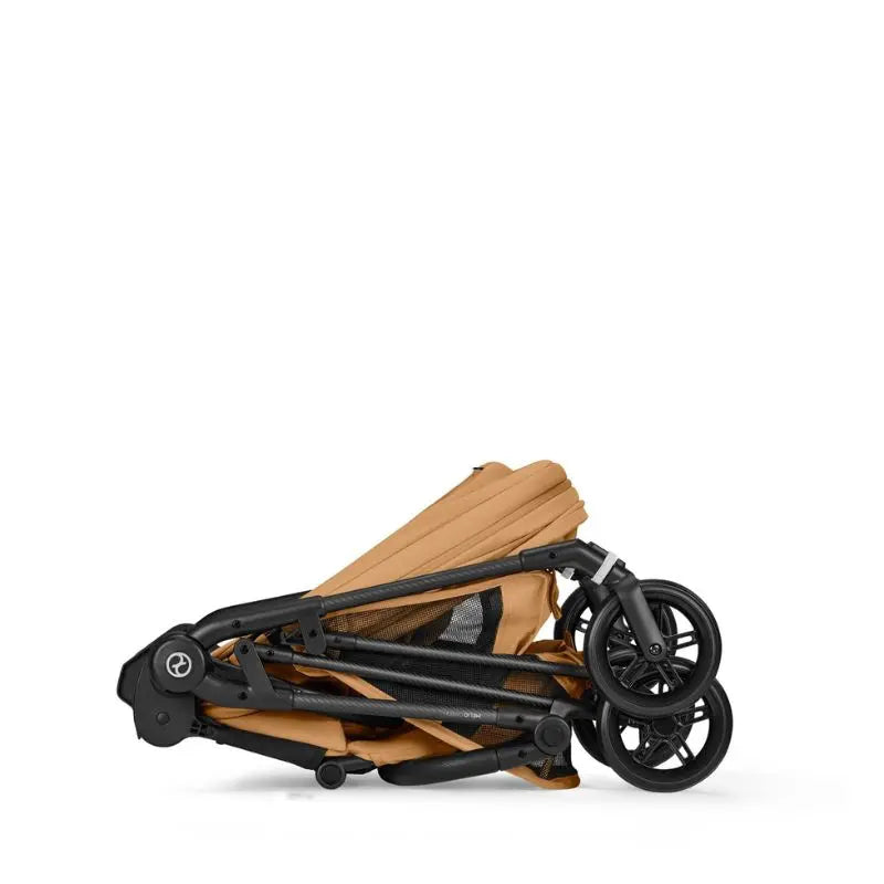 Cybex Melio Carbon Carrinho de Bebé - Cinnamon Yellow